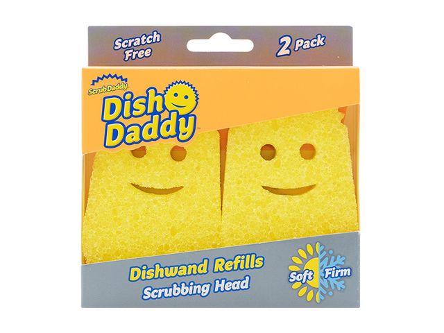 Obrázek produktu Scrub Daddy Náhradní houbička Dish Daddy, žlutá, 2 ks