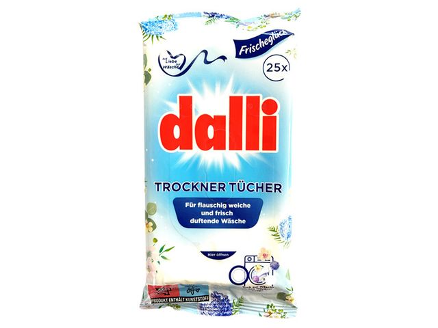 Obrázek produktu Ubrousky do sušičky DALLI 25 ks