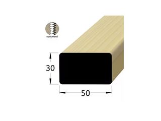 Hranol s radiusem 50x30 mm nastavovaný smrk, délka 240 cm