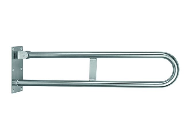 Obrázek produktu Úchyt dvojitý 572 mm, sklopný, kartáčovaná nerez
