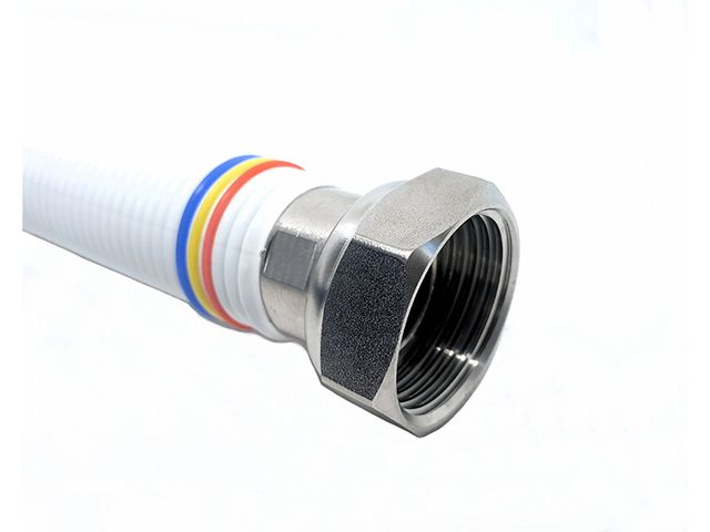 Obrázek produktu Hadice Fisso flexi 30-60cm, MM 3/4", univerzální, bílá