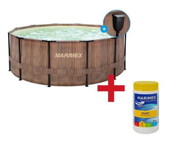 Obrázek produktu Bazén Florida 3,66x1,22m TEAK + Start 0,9kg