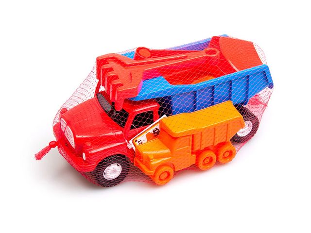 Obrázek produktu Tatra 148 modro-červená 30 cm (2ks bábovek,hrabičky,lopatička)
