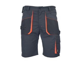 Šortky EMERTON STRETCH, šedá/oranžová, vel. 54