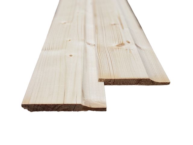 Obrázek produktu Palubka fasádní/obkladová Smrk B/C, 14,5x119x3000mm. bal.2,50 m2