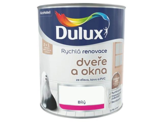 Obrázek produktu Renovace okna dveře Dulux, bílá 0,75 L