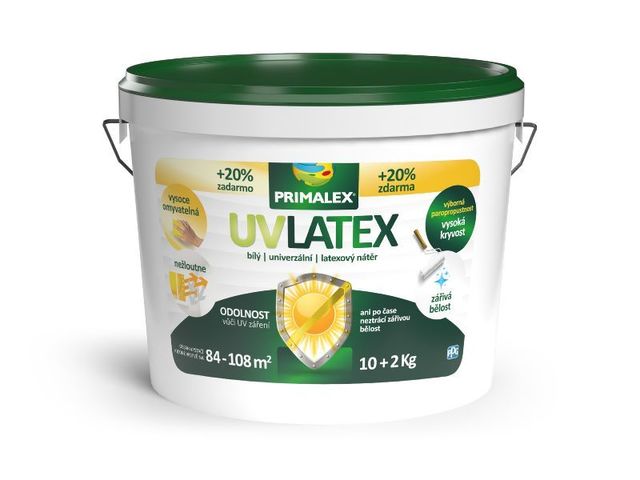 Obrázek produktu Latex UV Primalex 10+2 kg bílý