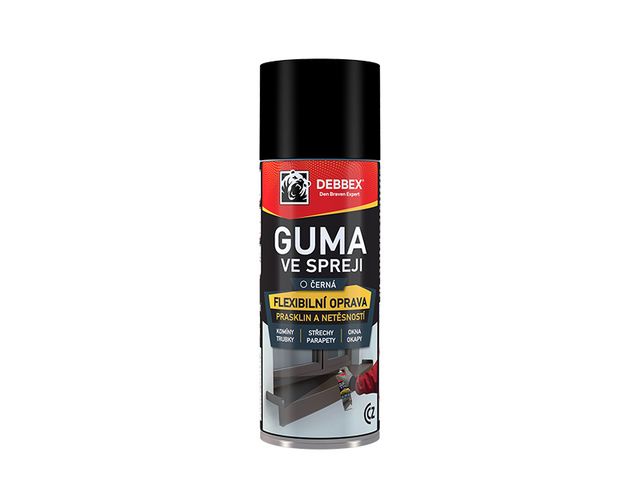 Obrázek produktu Guma ve spreji Debbex černá 400ml