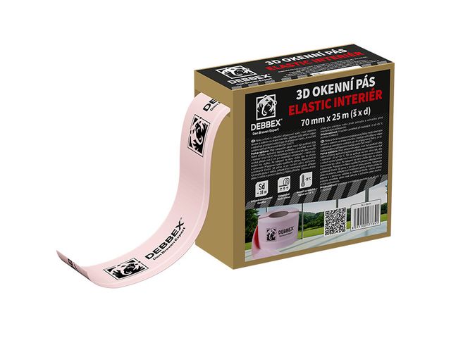 Obrázek produktu Pás okenní 3D Elastic interiér 70mm, 25m