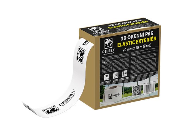 Obrázek produktu Pás okenní 3D Elastic exteriér 70mm, 25m