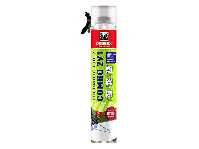 Obrázek produktu Pěna montážní trubičková i pistolová Combo 2v1 Thermo Kleber 750ml