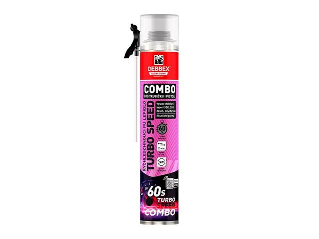 Obrázek produktu Pěna lepicí rychleschnoucí Turbo Speed Combo 2v1 750ml