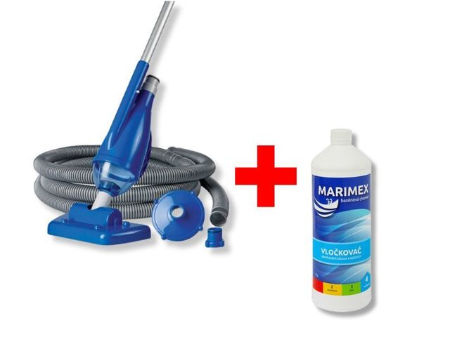 Obrázek produktu Vysavač bazénový StarVac + Vločkovač 1l