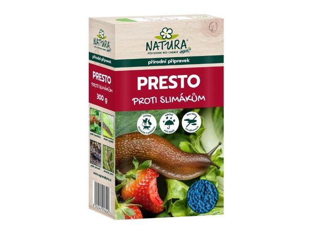 Obrázek produktu NATURA PRESTO na slimáky a plzáky, 300 g krabička