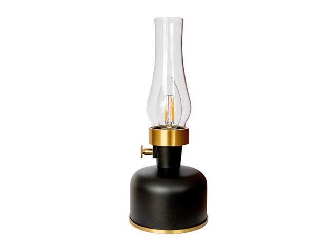 Obrázek produktu Svítidlo stolní dobíjecí Oliva 2,5W, 20-200lm, 1800K, IP44 USB-C černé