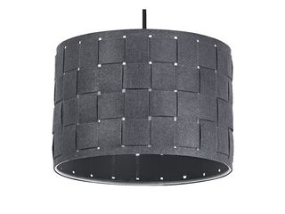 Svítidlo závěsné Decor 280mm, šedé, plsť/ocel, objímka E27