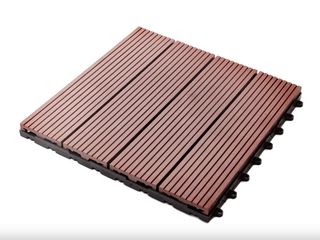 Dlaždice terasová WPC Guttadeck, teak, 23x300x300mm