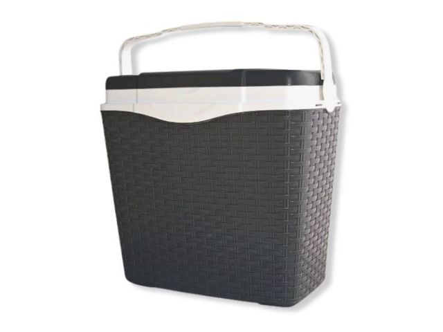 Obrázek produktu Box chladicí 24L, ratan, šedý