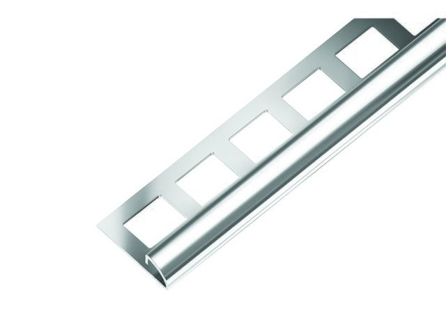 Obrázek produktu Lišta obloučková nerezová 8mm stříbrná 2,5m