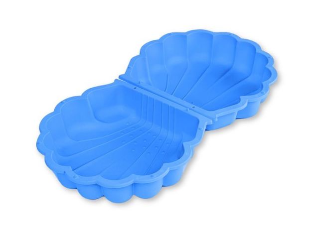 Obrázek produktu Pískoviště / bazének Mušle s krytem - 2 ks - modrá