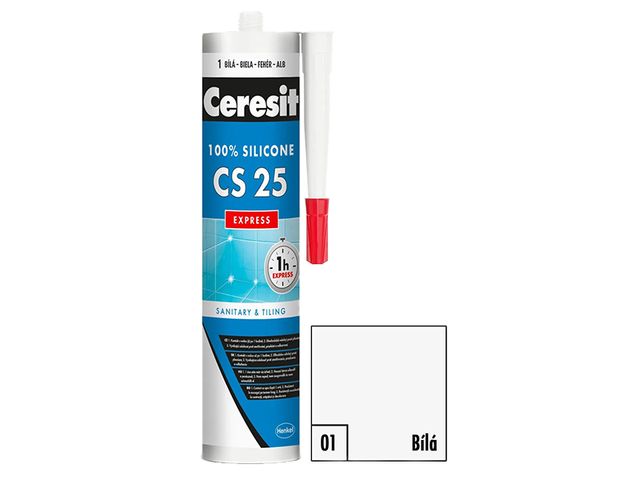Obrázek produktu Silikon sanitární CS 25 Express bílý 280ml