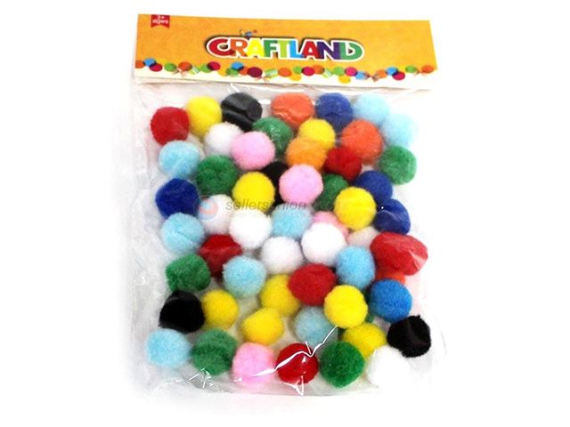 Obrázek produktu Koule party plyšové 2 cm, sada 70 ks