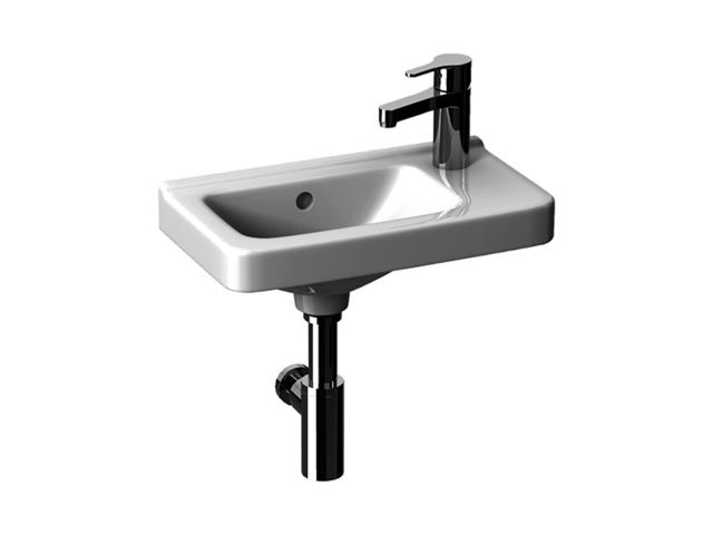 Obrázek produktu Umývátko 45 Laufen Decotec, 450x250x155, s otvorem v pravo
