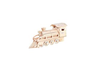 Puzzle dřevěné 3D Woodcraft, lokomotiva