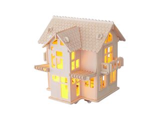 Puzzle dřevěné 3D Woodcraft, Evropská vila C