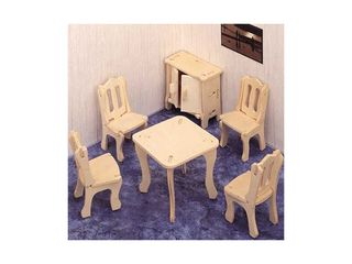 Puzzle dřevěné 3D Woodcraft, jídelna