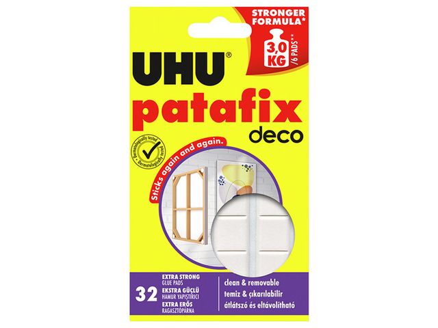 Obrázek produktu Guma lepící s možností tvarování UHU Patafix Homedeco, 32 ks