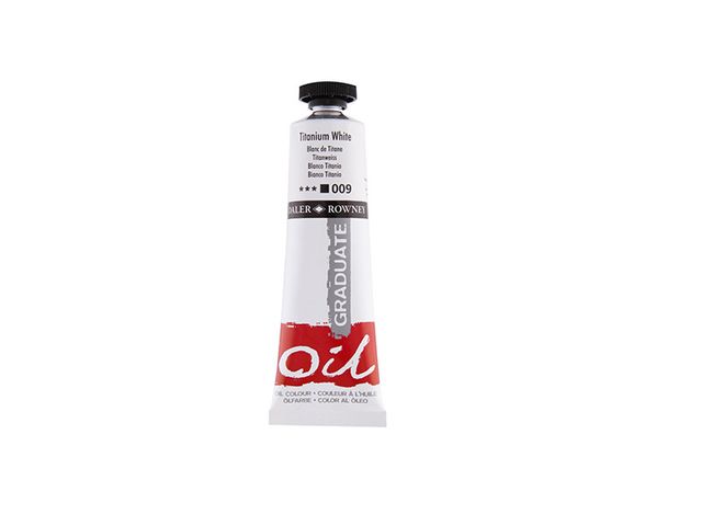 Obrázek produktu Barva olejová GRADUATE, titanová bílá, 38 ml