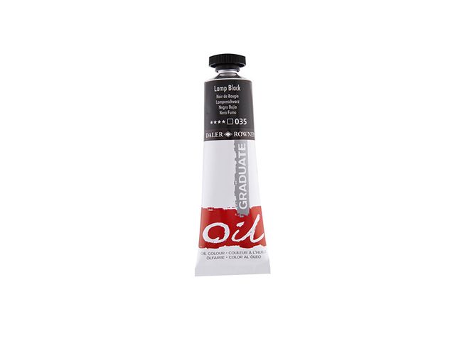 Obrázek produktu Barva olejová GRADUATE, černá, 38 ml