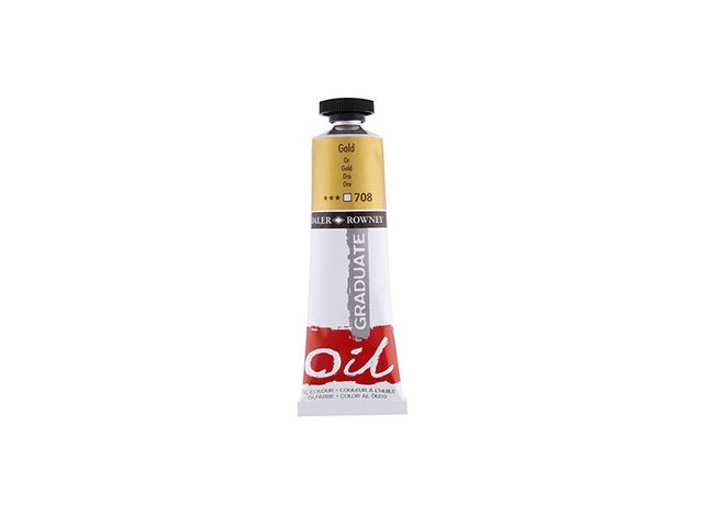 Obrázek produktu Barva olejová GRADUATE, zlatá, 38 ml