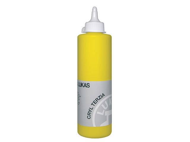 Obrázek produktu Barva akrylová LUKAS, primární žlutá, 500 ml