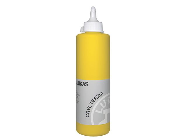 Obrázek produktu Barva akrylová LUKAS, kad. žluté sv., 500 ml