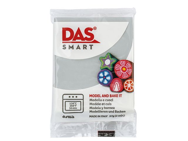 Obrázek produktu Hmota modelovací DAS Smart, metalická stříbrná, 57g