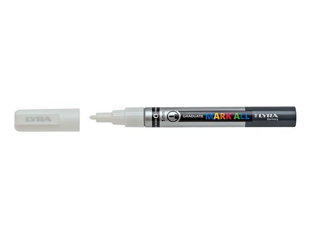 Obrázek produktu Popisovač akrylový Graduate Mark All 1 mm, bílý