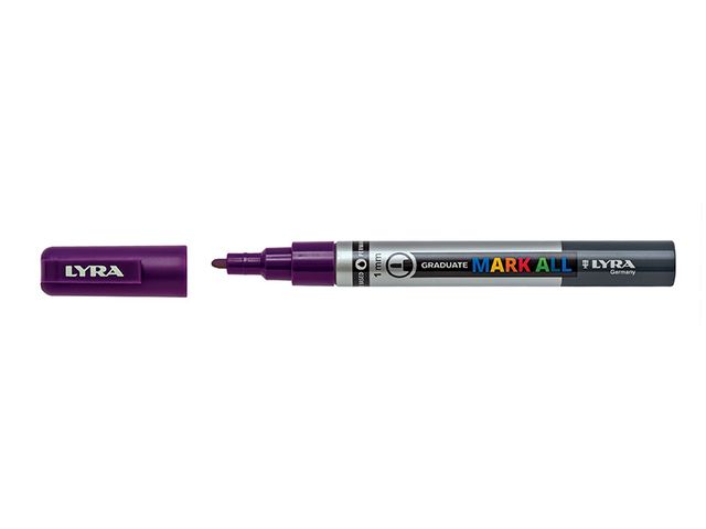 Obrázek produktu Popisovač akrylový Graduate Mark All 1 mm, fialový
