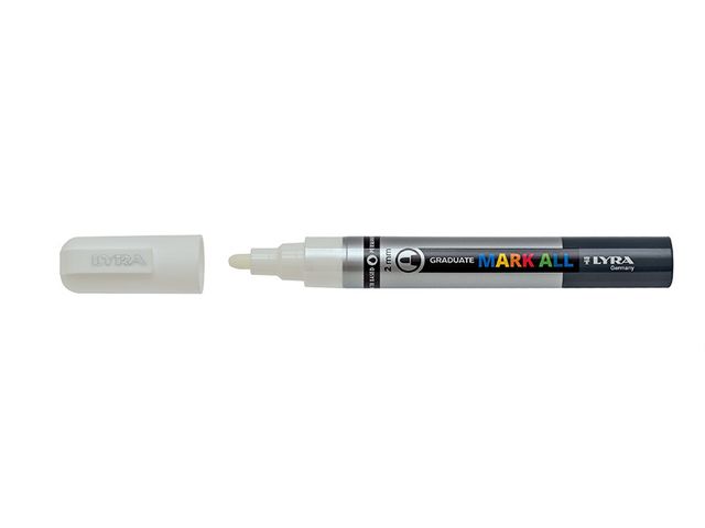 Obrázek produktu Popisovač akrylový Graduate Mark All 2 mm, bílý