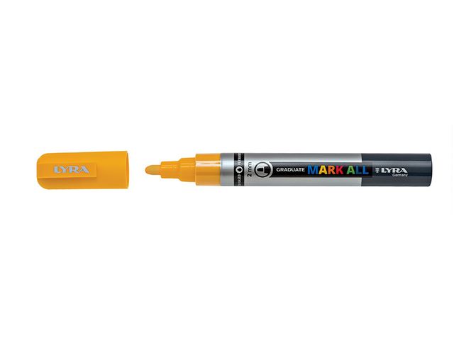Obrázek produktu Popisovač akrylový Graduate Mark All 2 mm, žlutý
