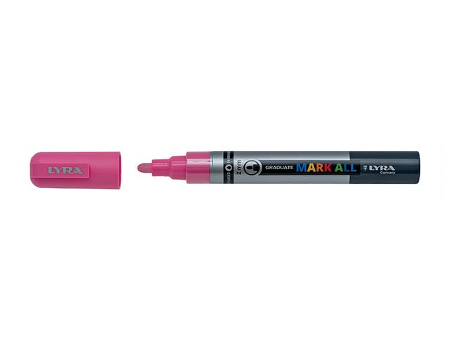 Obrázek produktu Popisovač akrylový Graduate Mark All 2 mm, růžový