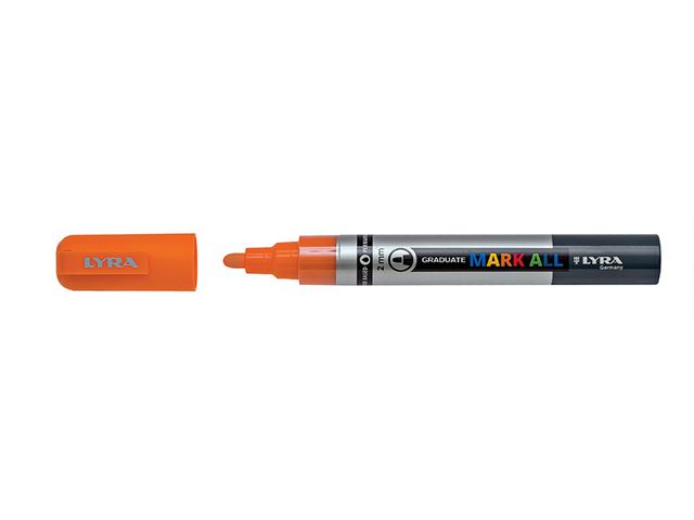 Obrázek produktu Popisovač akrylový Graduate Mark All 2 mm, oranžový