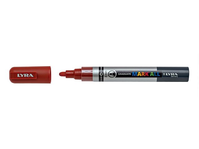 Obrázek produktu Popisovač akrylový Graduate Mark All 2 mm, hnědý