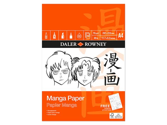 Obrázek produktu Blok A4 - manga