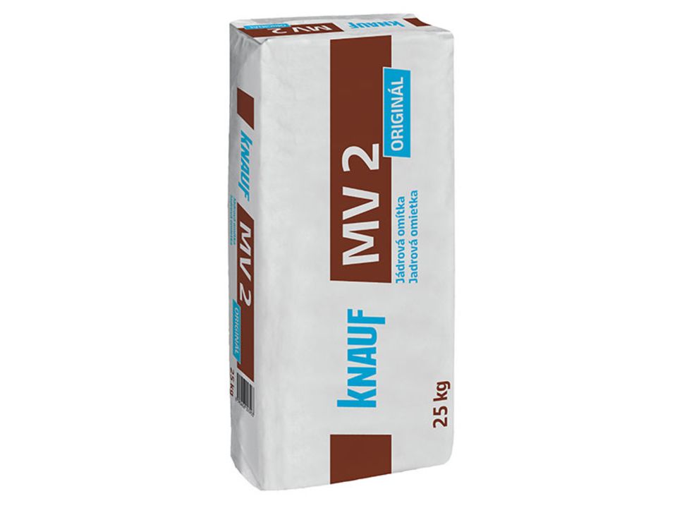 Omítka jádrová MV2 hrubá 25kg. EAN: 8590408053903