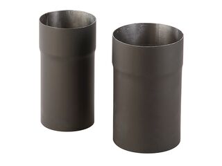 Roura kouřová Ø120mm/1000mm, tl.1,5mm, černá