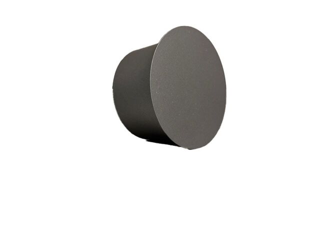 Obrázek produktu Víčko kouřové Ø125mm, tl.1,5mm, antracit