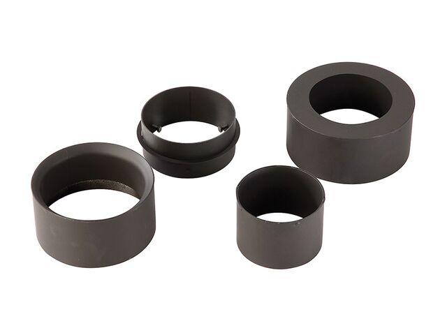 Obrázek produktu Redukce komínová (komín/kamna) Ø200/150mm, tl.1,5mm, černá
