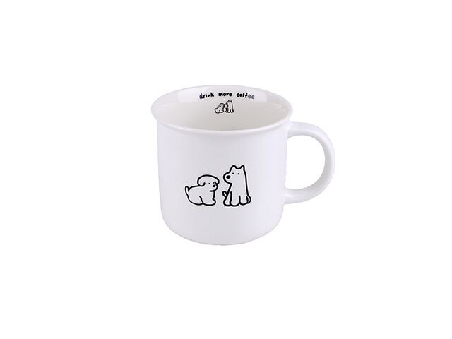 Obrázek produktu Hrnek keramický bílý 380 ml, PEJSEK